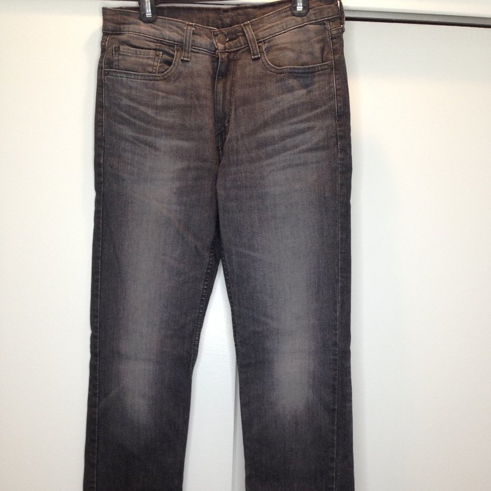 Men's Levi's 514 Black Faded Style Used Sz 32/34 Ex Condition